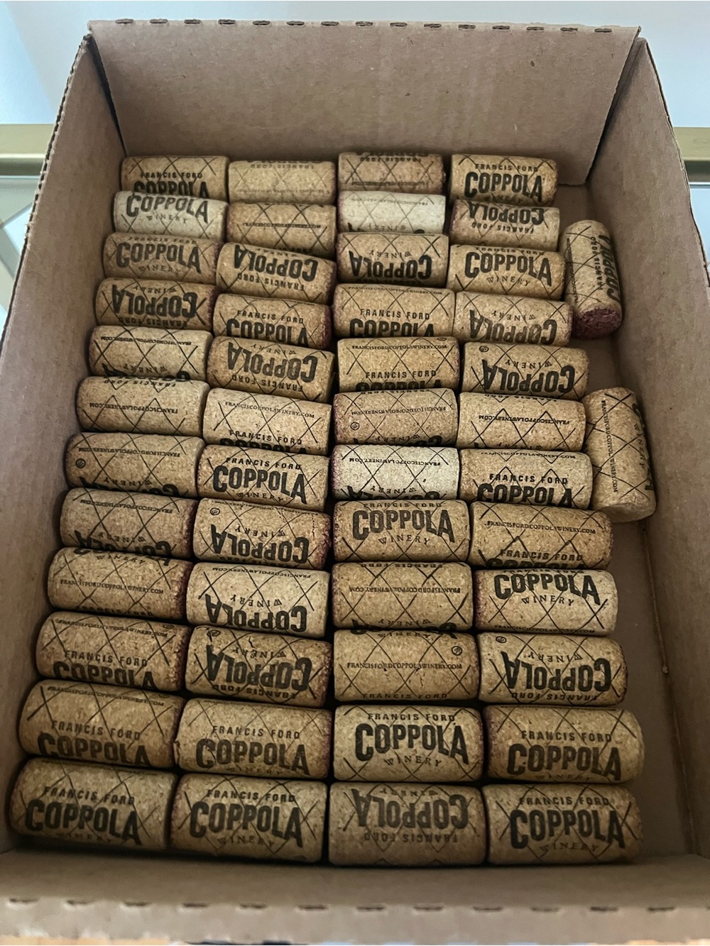 Francis Ford Coppola Wine Corks - set of 50